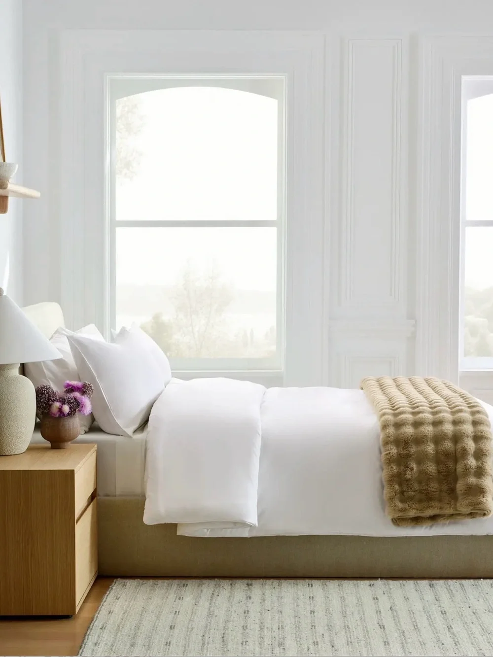 Quince Organic Cotton Sateen Comforter, Queen in White 🤍